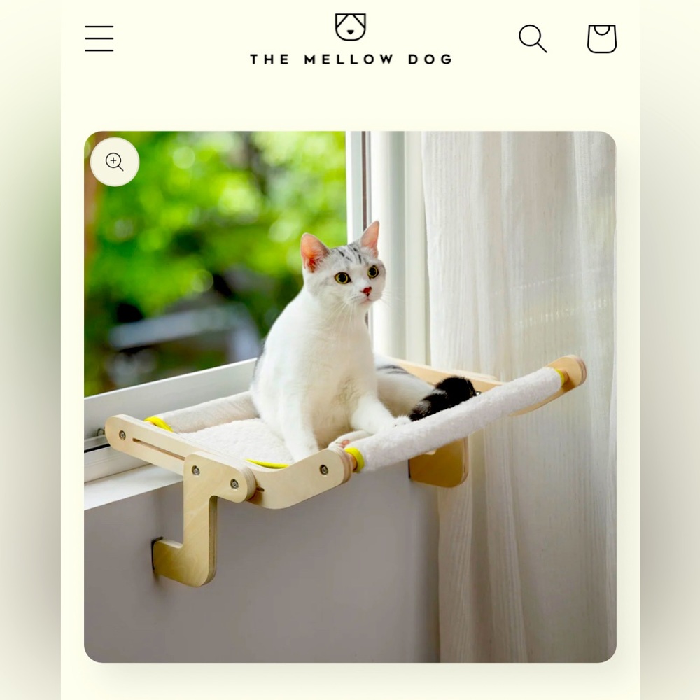 Cat bed, window hammock